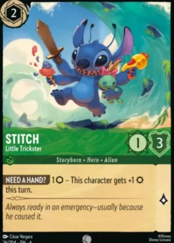 Stitch, Little Trickster (foil) - Azurite Sea