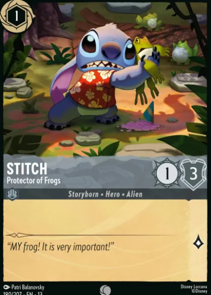 Stitch, Protector of Frogs (foil) - Attack of the Vine
