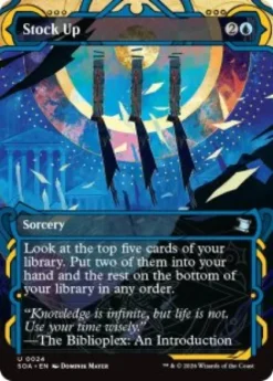 Stock Up (#024) (showcase) - Secrets of Strixhaven Mystical Archive