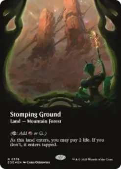 Stomping Ground (#378) (galaxy foil) (borderless) - Edge of Eternities