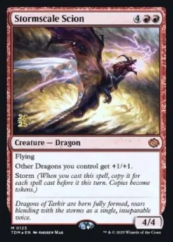 Stormscale Scion (foil) - Tarkir: Dragonstorm Prerelease Promo's