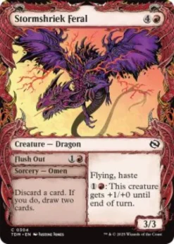 Stormshriek Feral (showcase) - Tarkir: Dragonstorm Varianten