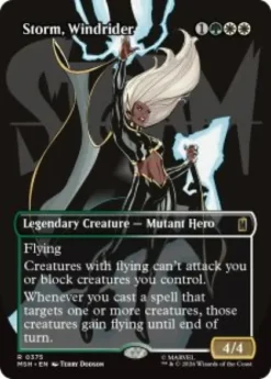 Storm, Windrider (borderless) - Marvel Super Heroes Varianten