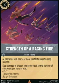 Strength of a Raging Fire (foil) - Fabled