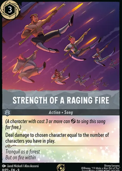 Strength of a Raging Fire (foil) - Promo Set 3