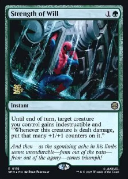 Strength of Will (foil) - Marvel's Spider-Man Prerelease Promo's