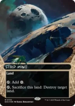 Strip Mine (#130) (galaxy foil) (borderless) - Edge of Eternities Stellar Sights