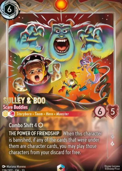 Sulley & Boo, Scare Buddies (foil) (borderless) - Attack of the Vine!