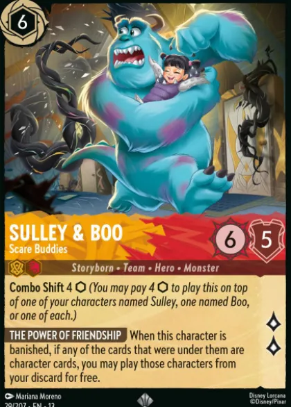 Sulley & Boo, Scare Buddies (foil) - Attack of the Vine