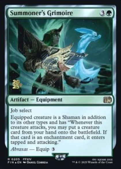 Summoner's Grimoire (foil) - Final Fantasy Prerelease Promo's