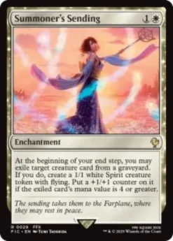 Summoner's Sending (surge foil) - Final Fantasy Commander