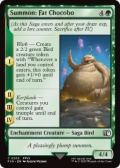 Summon: Fat Chocobo (foil) - Final Fantasy