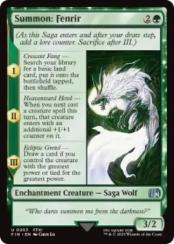 Summon: Fenrir - Final Fantasy