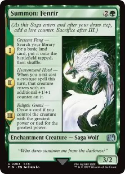 Summon: Fenrir - Final Fantasy