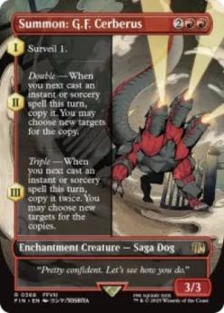 Summon: G.F. Cerberus (borderless) - Final Fantasy Varianten