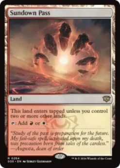 Sundown Pass (foil) - Secrets of Strixhaven