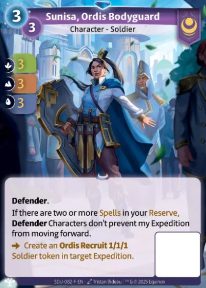 Sunisa, Ordis Bodyguard (F) - Seeds of Unity