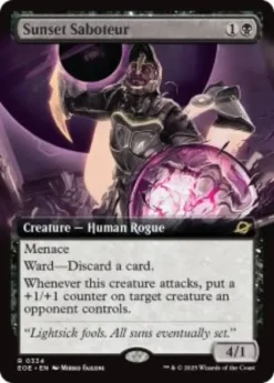 Sunset Saboteur (#334) (extended art) - Edge of Eternities Varianten