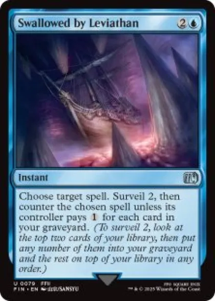 Swallowed by Leviathan (foil) - Final Fantasy