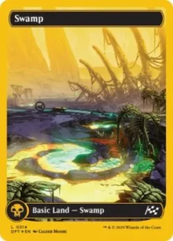 Swamp (#514) (first-place foil) (full art) - Aetherdrift First-Place Box Toppers