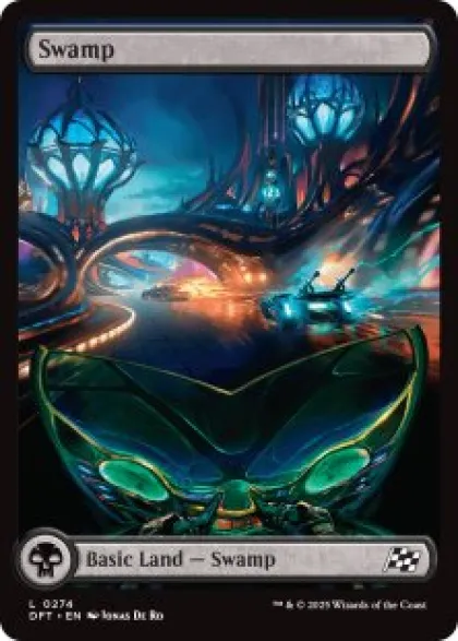 Swamp (#274) (foil) (full art) - Aetherdrift