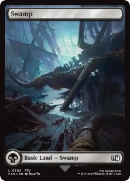Swamp (#302) (foil) (full art) - Final Fantasy