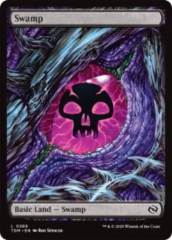 Swamp (#289) (foil) (full art) - Tarkir: Dragonstorm