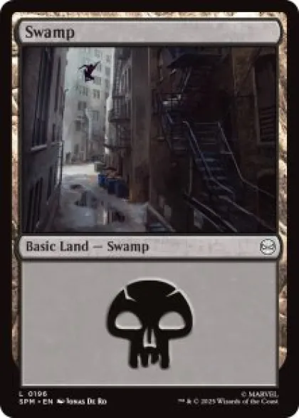 Swamp (#196) (foil) - Marvel's Spider-Man