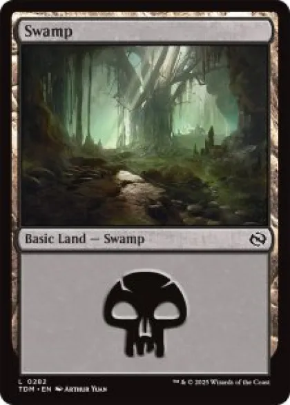 Swamp (#282) (foil) - Tarkir: Dragonstorm