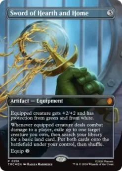 Sword of Hearth and Home (foil) (borderless) - Teenage Mutant Ninja Turtles Eternal-Legal Varianten