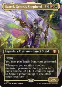 Szarel, Genesis Shepherd (#4) (foil) (borderless) - Edge of Eternities Commander