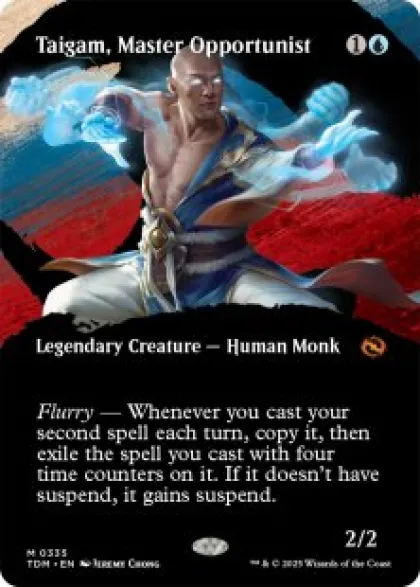 Taigam, Master Opportunist (borderless) - Tarkir: Dragonstorm Varianten
