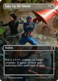 Take Up the Shield (borderless) - Marvel Super Heroes Varianten