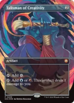 Talisman of Creativity (foil) (borderless) - Secrets of Strixhaven Commander Varianten