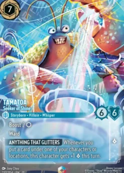Tamatoa, Seeker of Shine (foil) (borderless) - Winterspell