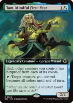 Tam, Mindful First-Year (foil) (extended art) - Lorwyn Eclipsed Varianten