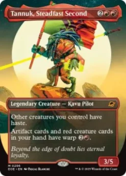 Tannuk, Steadfast Second (foil) (borderless) - Edge of Eternities Varianten