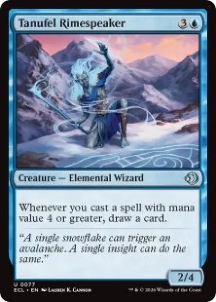 Tanufel Rimespeaker (foil) - Lorwyn Eclipsed