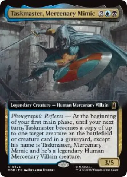 Taskmaster, Mercenary Mimic (extended art) - Marvel Super Heroes Varianten