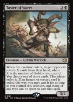 Taster of Wares (foil) - Lorwyn Eclipsed Planeswalker Stamped