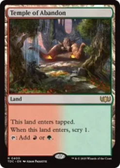 Temple of Abandon - Tarkir: Dragonstorm Commander