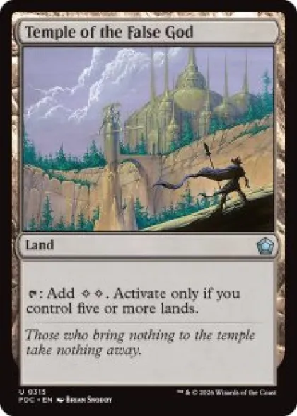 Temple of the False God - Foundations Commander Decks