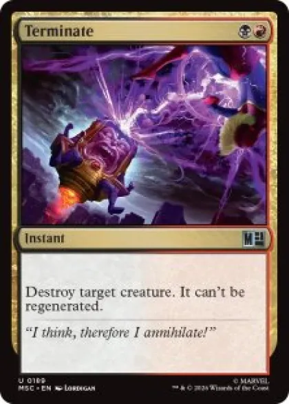 Terminate - Marvel Super Heroes Commander