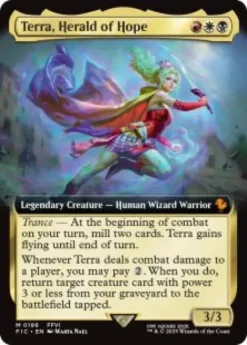 Terra, Herald of Hope (#186) (foil) (extended art) - Final Fantasy Commander Varianten