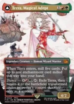 Terra, Magical Adept (#323) (foil) (borderless) - Final Fantasy Varianten