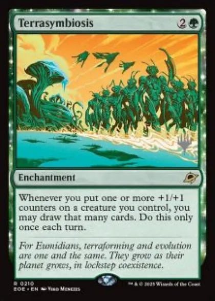 Terrasymbiosis (foil) - Edge of Eternities Planeswalker Stamped