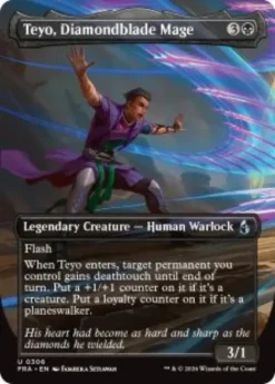 Teyo, Diamondblade Mage (borderless) - Reality Fracture Varianten