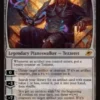 Tezzeret, Cruel Captain (foil) - Edge of Eternities Planeswalker Stamped