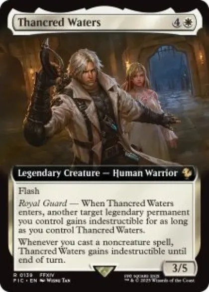 Thancred Waters (extended art) - Final Fantasy Commander Varianten