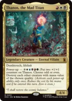 Thanos, the Mad Titan - Marvel Super Heroes